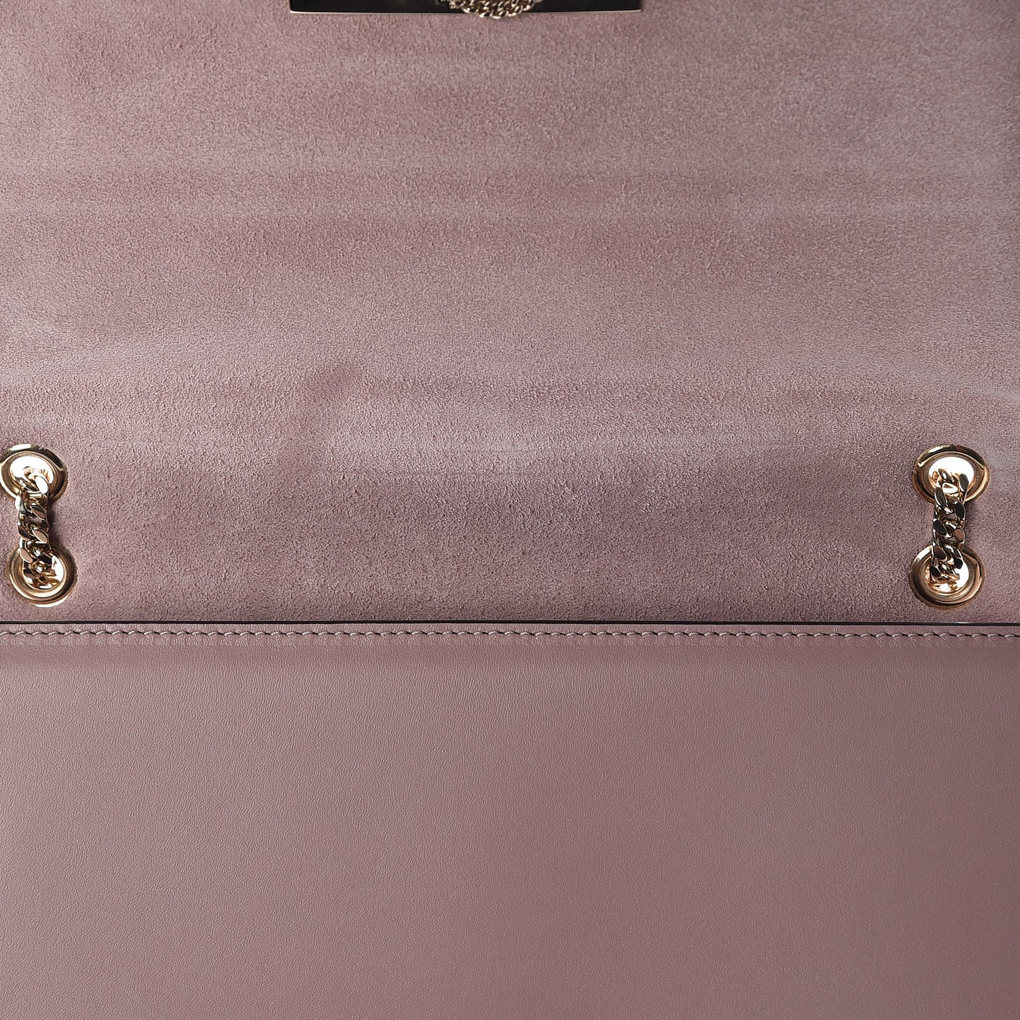 Vitello Groumette Small Rockstud Demilune Shoulder Bag Lipstick