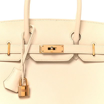 Hermes Epsom Birkin 30 Craie 8 of 11