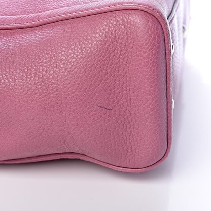 Gucci Pebbled Calfskin Small Soho Top Handle Bag Fresia Rose 9 of 11