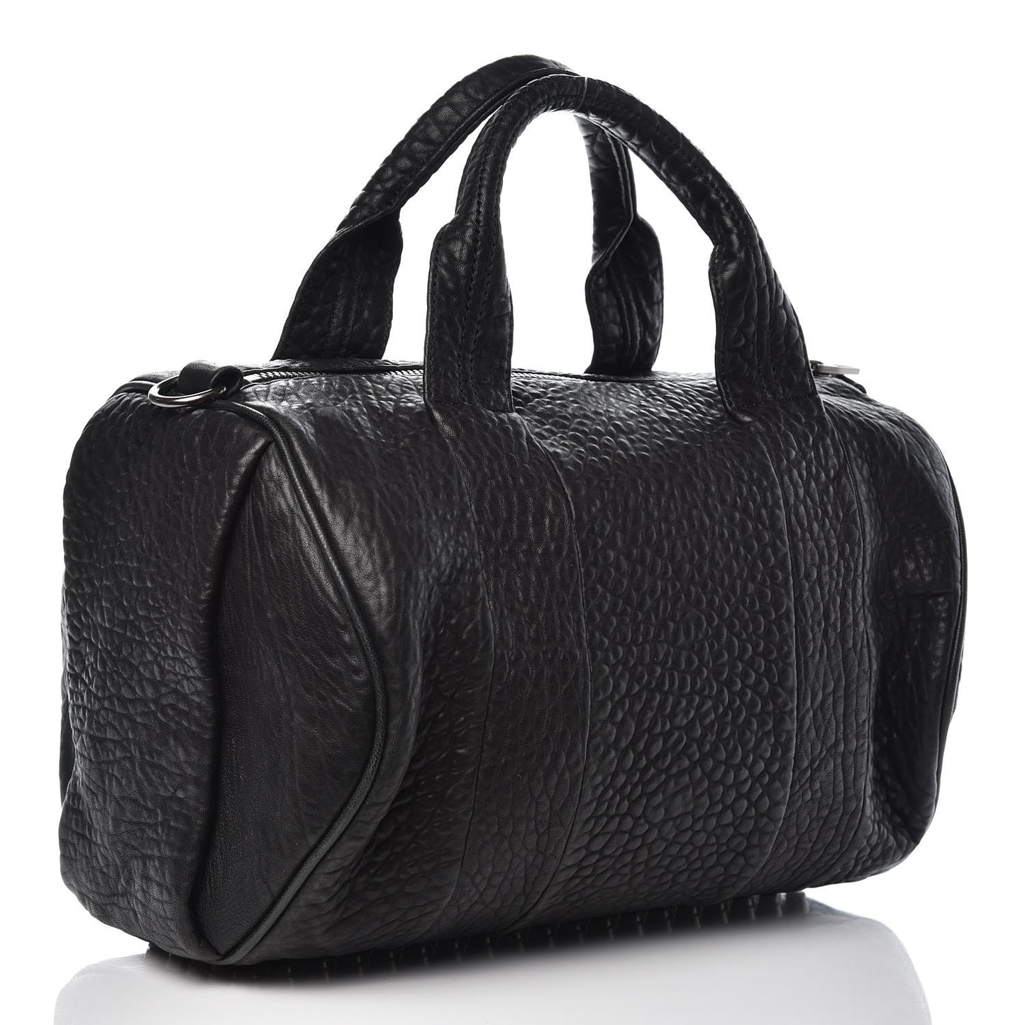 Pebbled Lambskin Rocco Black Nickel Hardware