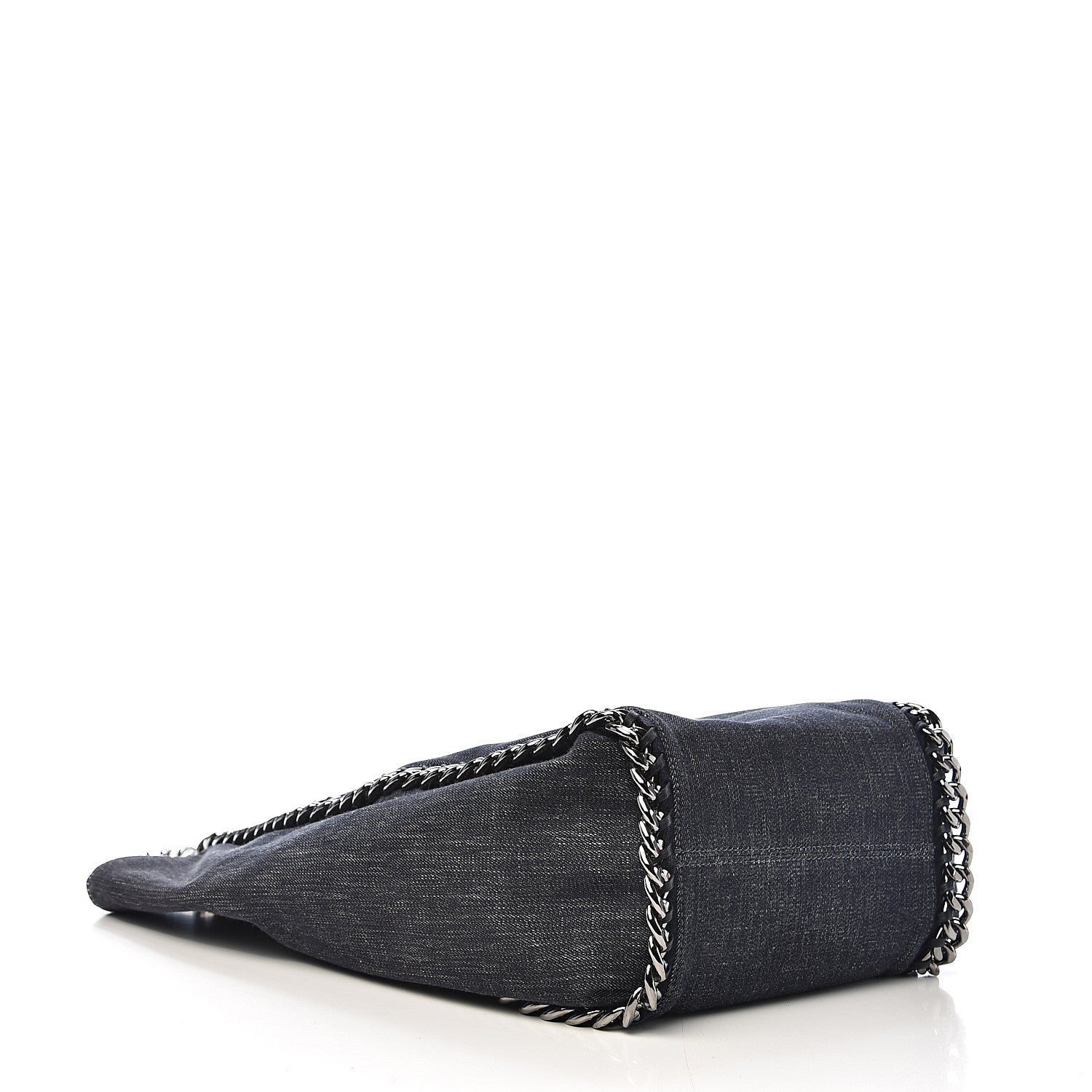 Stella McCartney Denim Chain Falabella Tote Blue 3 of 8