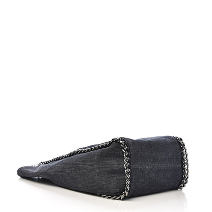 Stella McCartney Denim Chain Falabella Tote Blue 3 of 8