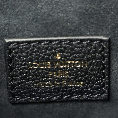 Louis Vuitton Calfskin Lockme Bucket MM Black 6 of 9