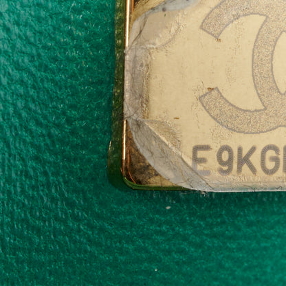 Chanel Lambskin Crystal Diamante Small Flap Green 8 of 12