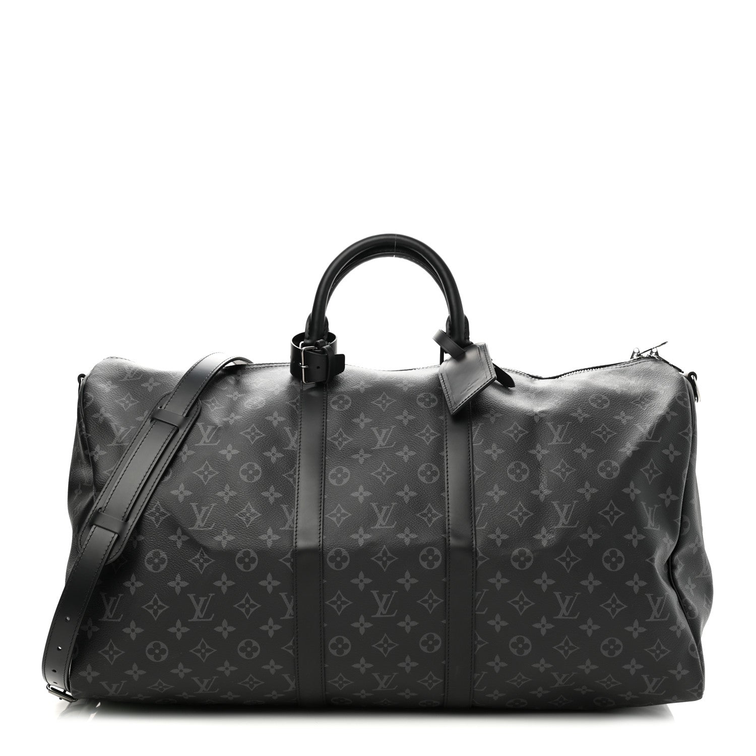 Louis Vuitton Monogram Eclipse Keepall Bandouliere 55 1 of 10