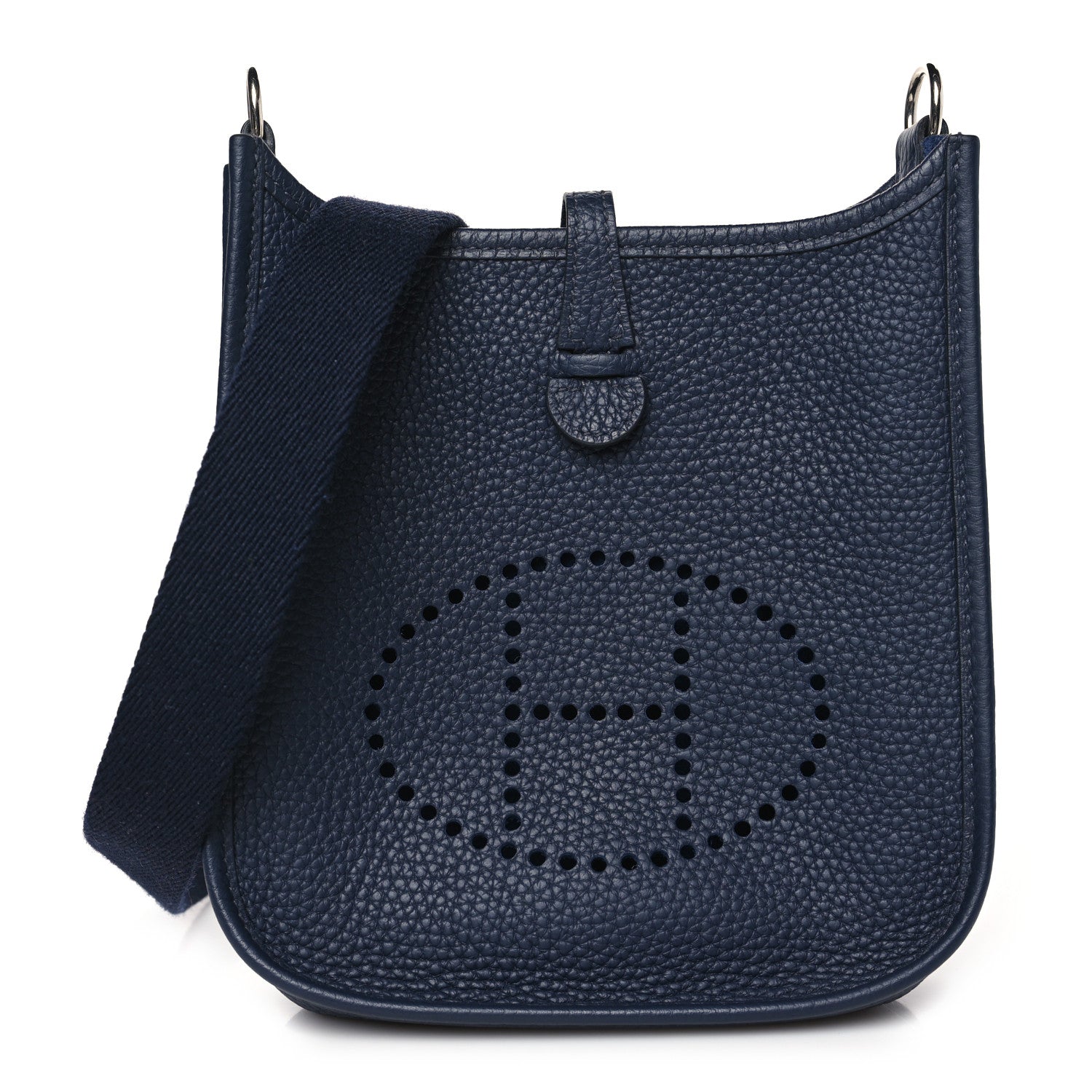 Hermes Taurillon Clemence Evelyne TPM Bleu Nuit 1 of 10