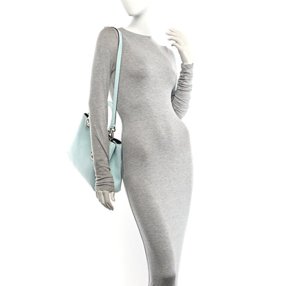 Christian Dior Bullcalf Medium Diorissimo Tote Light Blue 2 of 11