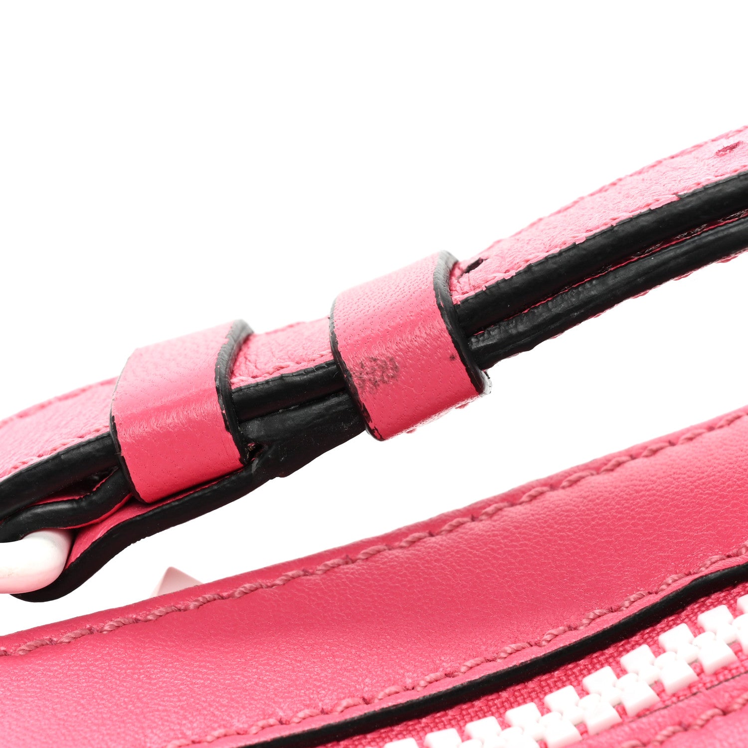 Valentino Garavani Lambskin Free Rockstud Spike Belt Bag Shadow Pink 10 of 12