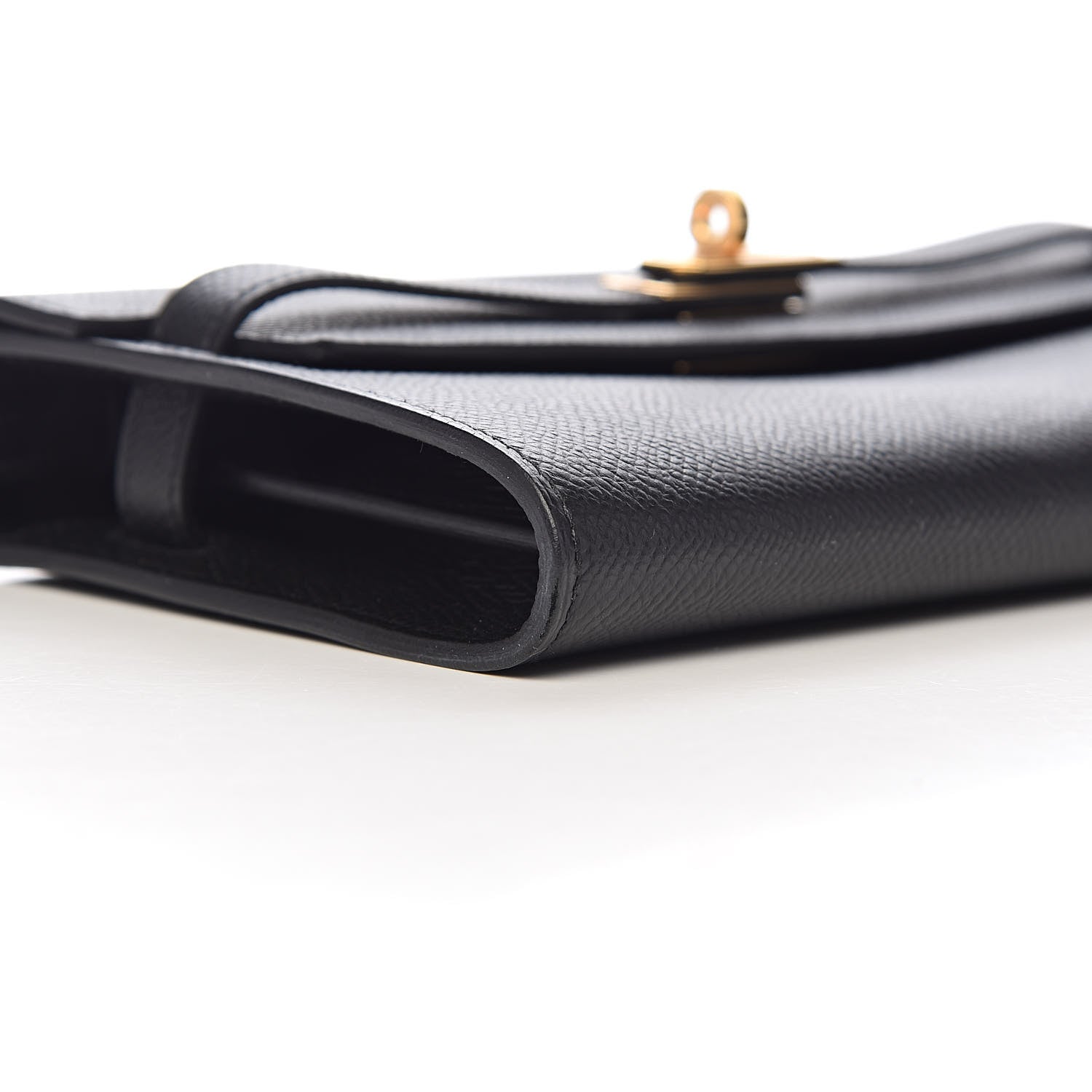 Hermes Epsom Kelly Wallet To Go Black 8 of 11