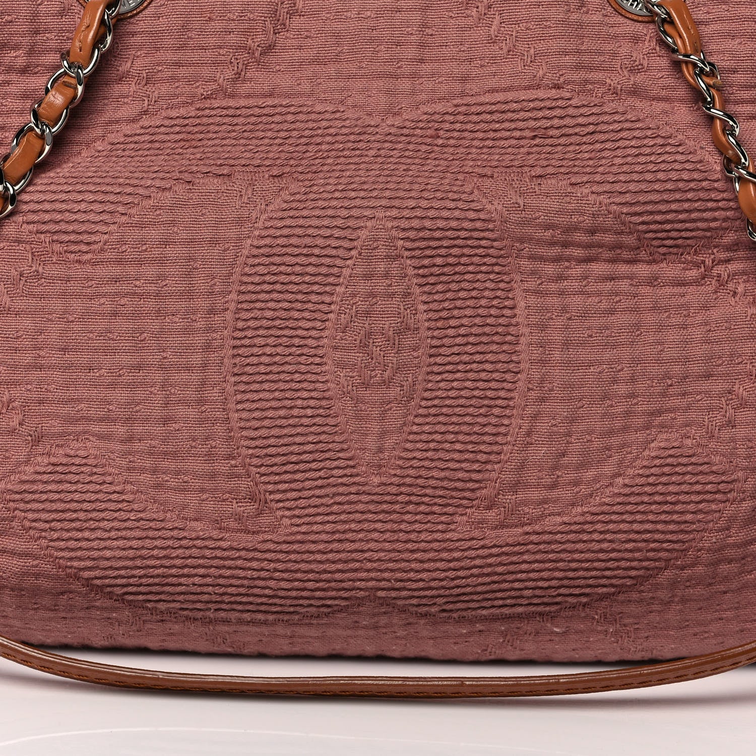 Chanel Canvas Large Double Face Tote Pink 10 of 10