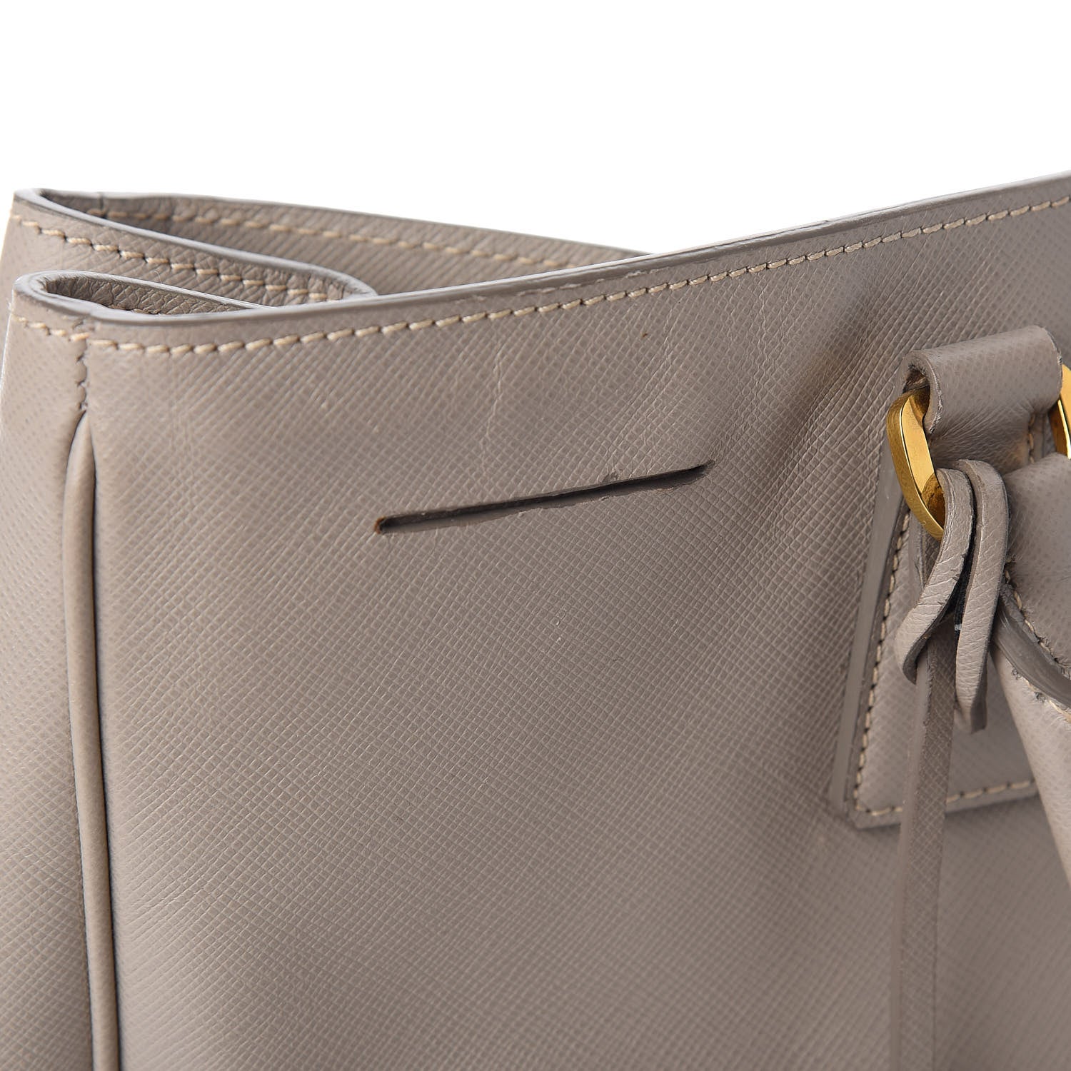 Prada Saffiano Lux Large Tote Argilla 14 of 19