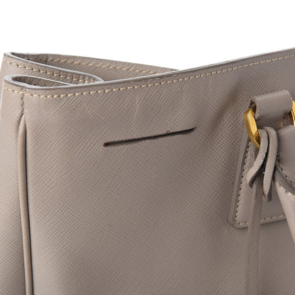 Prada Saffiano Lux Large Tote Argilla 14 of 19