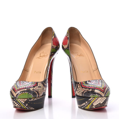 Christian Louboutin Python Masai Bianca 140 Pumps 36 Multicolor 5 of 15