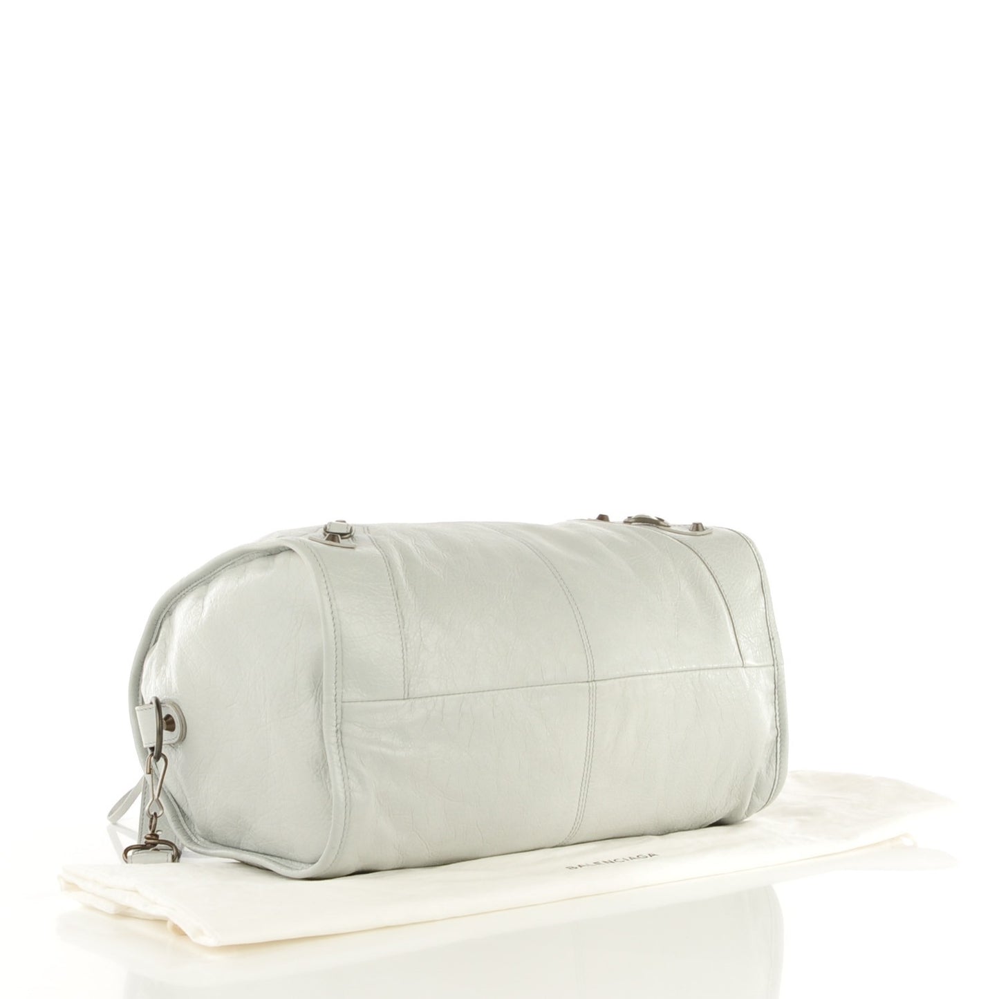 Agneau Classic Hardware Maxi Twiggy Gris Glace