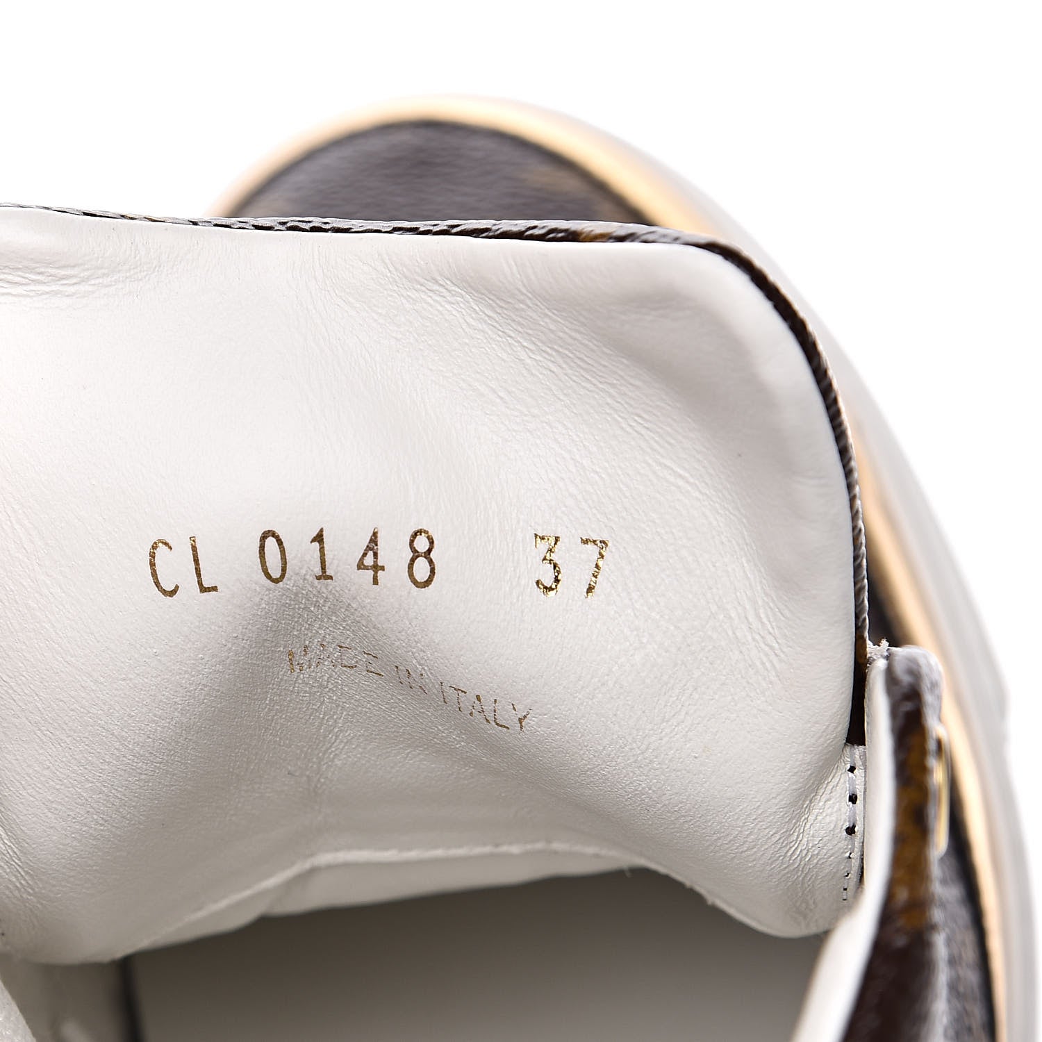 Louis Vuitton Patent Monogram Stellar Sneaker Boots 37 Gold 8 of 11