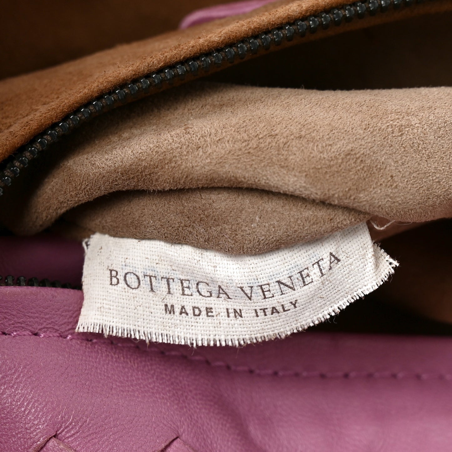 Nappa Intrecciato Small Garda Bag Pink