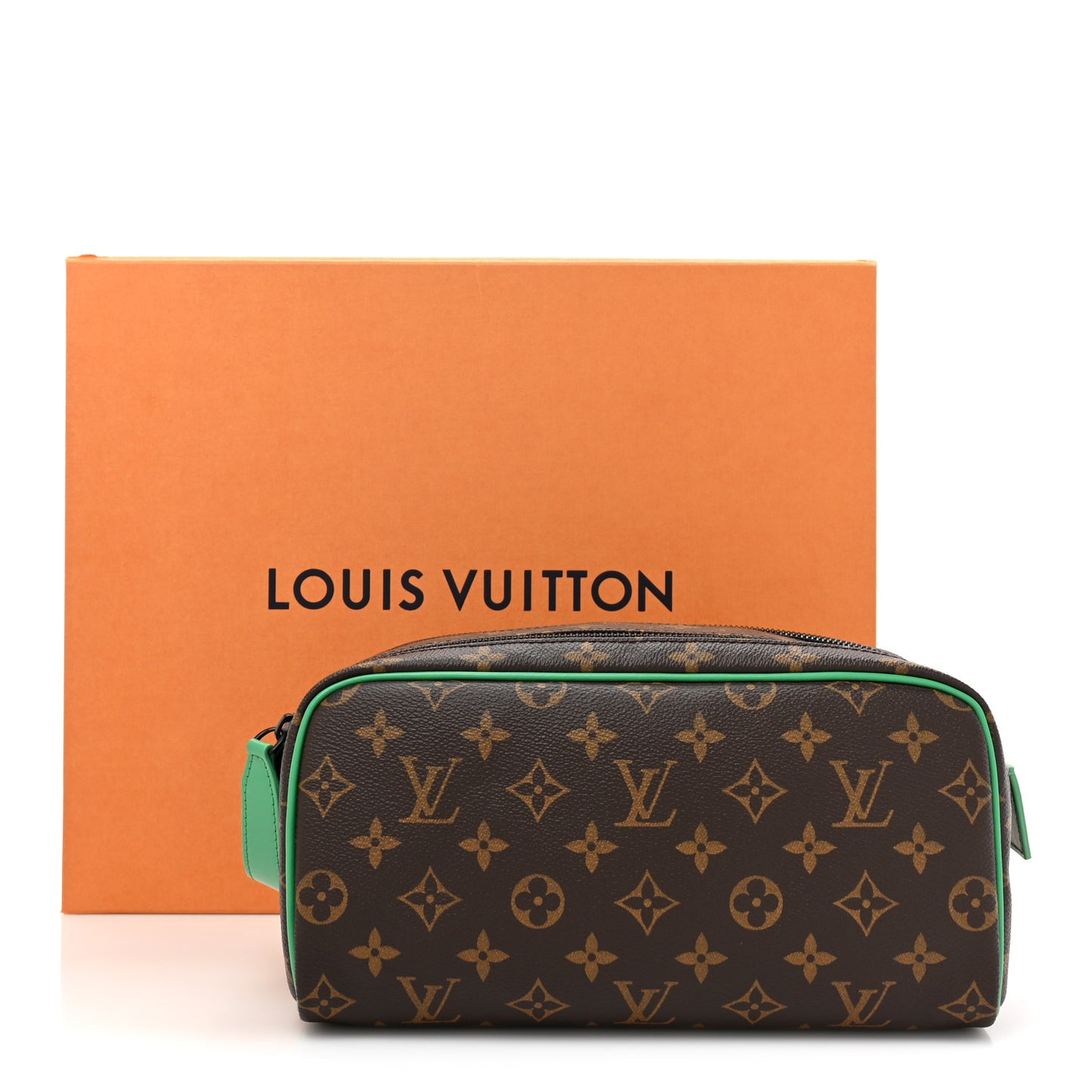 Monogram Dopp Kit Toilet Pouch Green