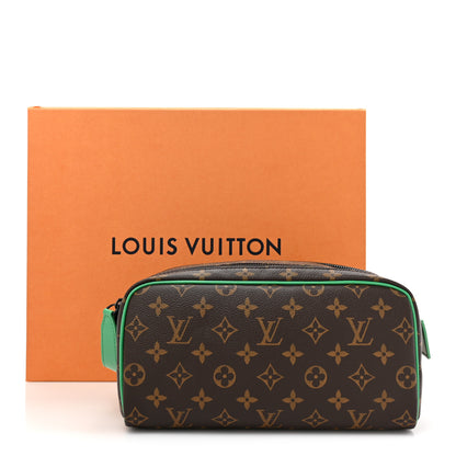 Louis Vuitton Monogram Dopp Kit Toilet Pouch Green 3 of 9