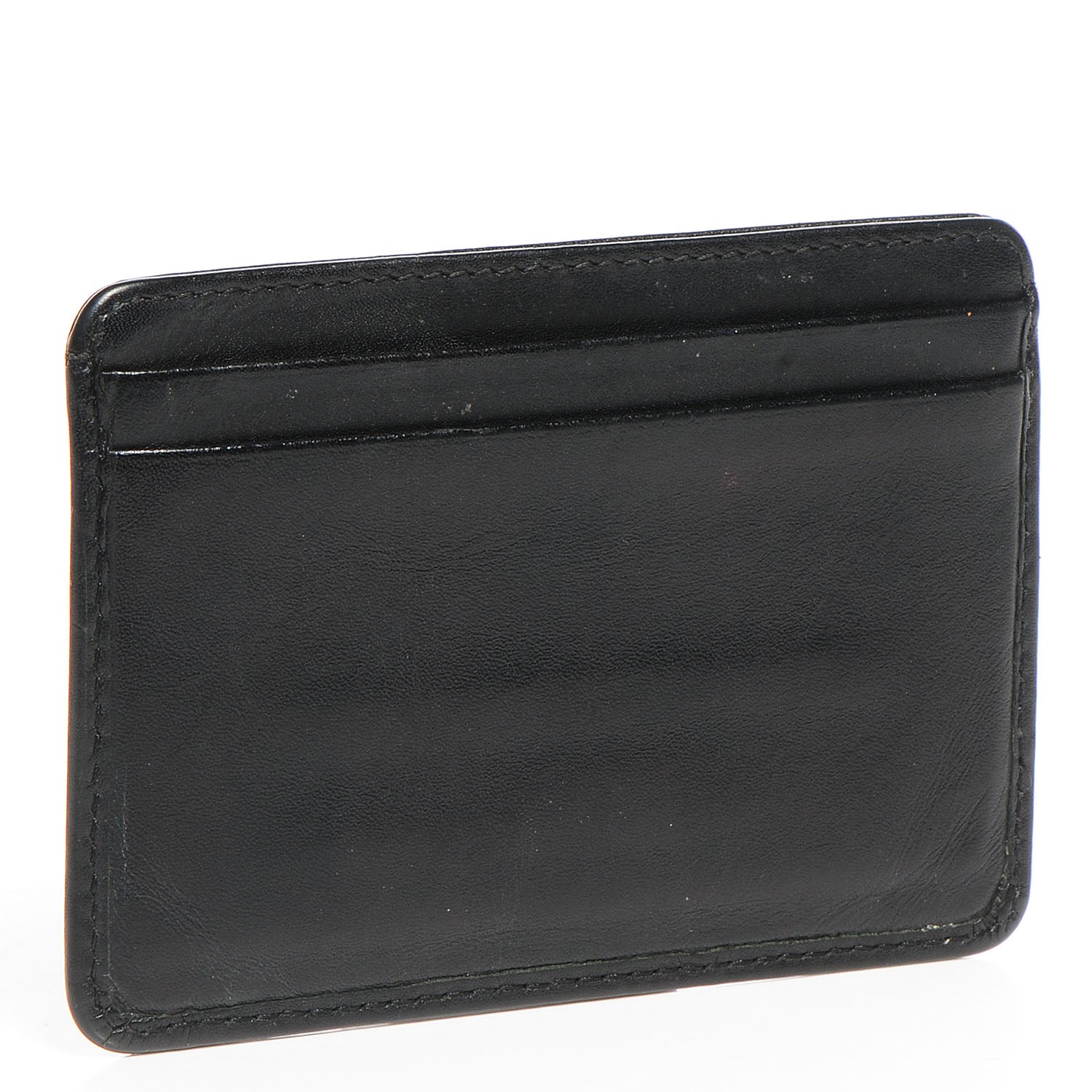 Chanel Calfskin Quilted Cambon Card Case Black 3 of 8