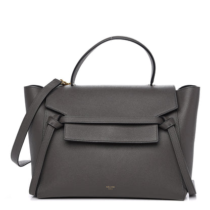 Celine Grained Calfskin Mini Belt Bag Grey 1 of 9