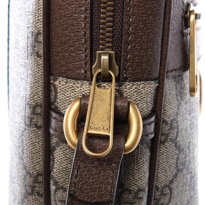 Gucci GG Supreme Monogram Web Medium Ophidia Messenger Bag Brown 10 of 13