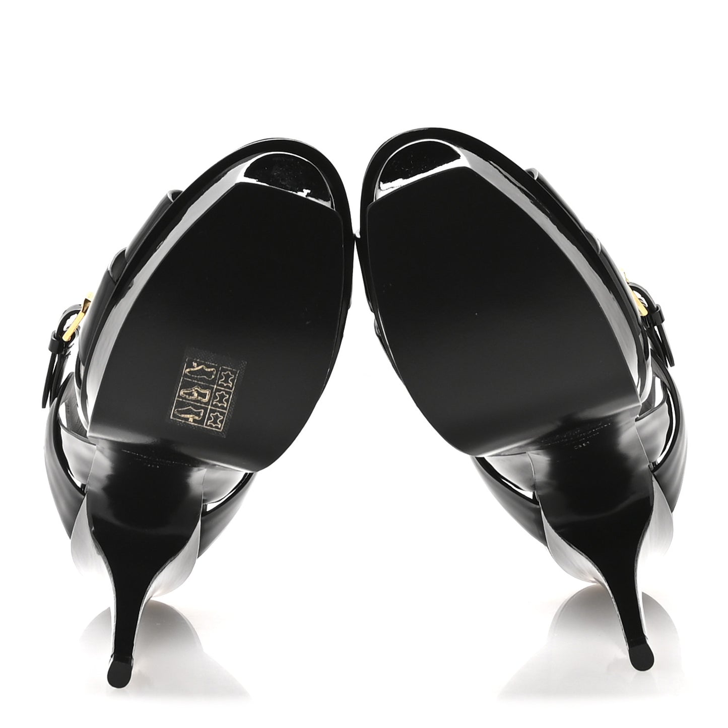 Patent Tribute 105 Platform Sandals 39 Black