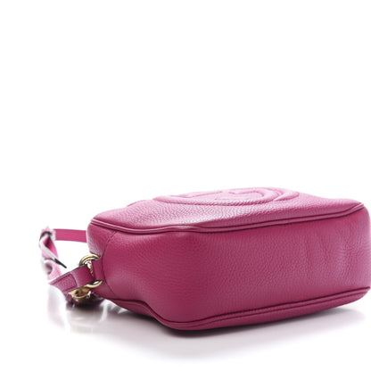 Gucci Pebbled Calfskin Small Soho Disco Bag Bright Bougainvillea 13 of 15