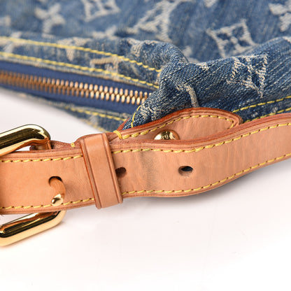 Louis Vuitton Monogram Denim Baggy PM Blue 8 of 16