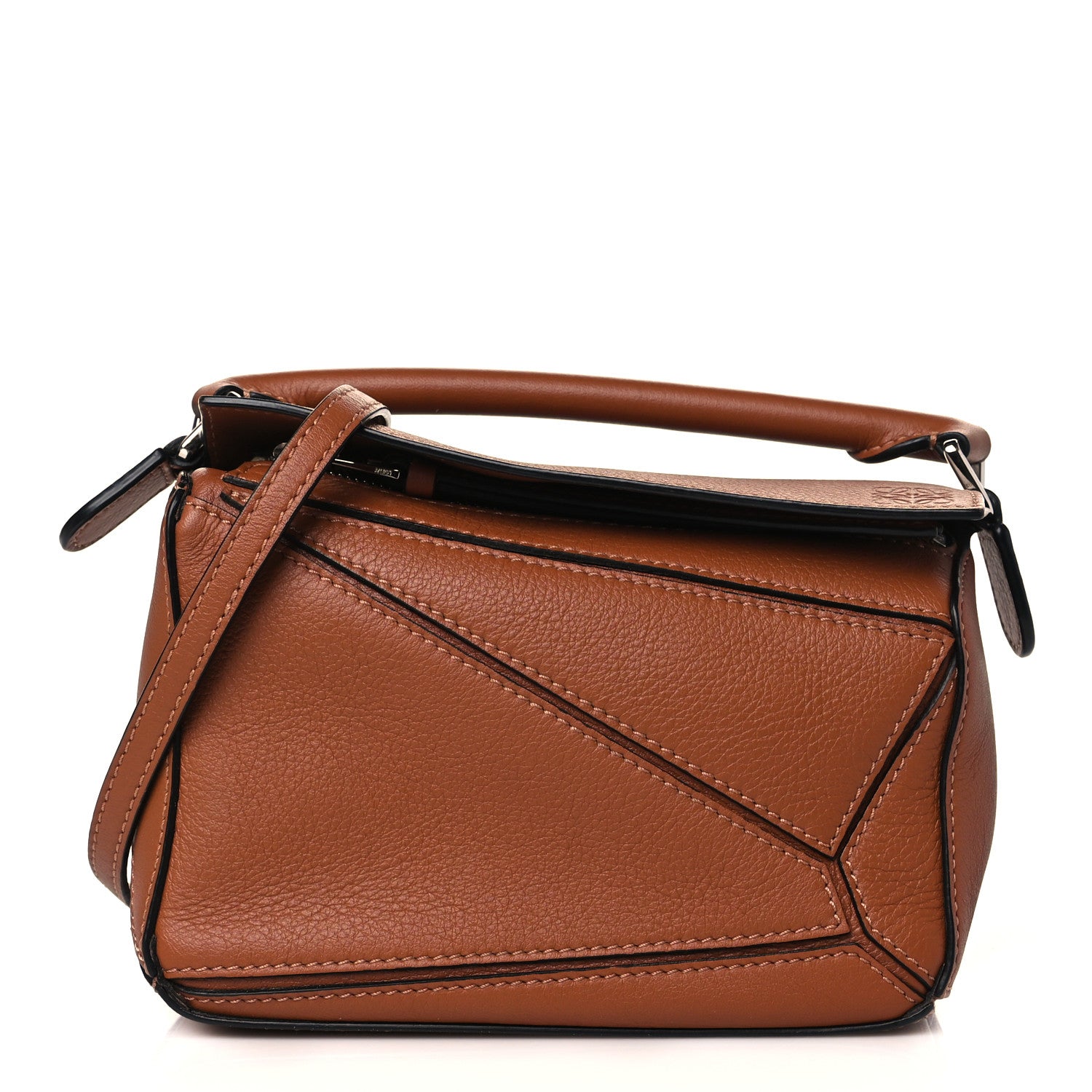 Loewe Calfskin Mini Puzzle Bag Tan 1 of 8