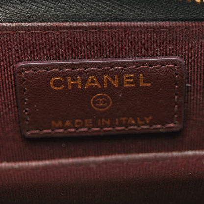 Chanel Caviar Quilted Zip Coin Purse Black 6 of 9