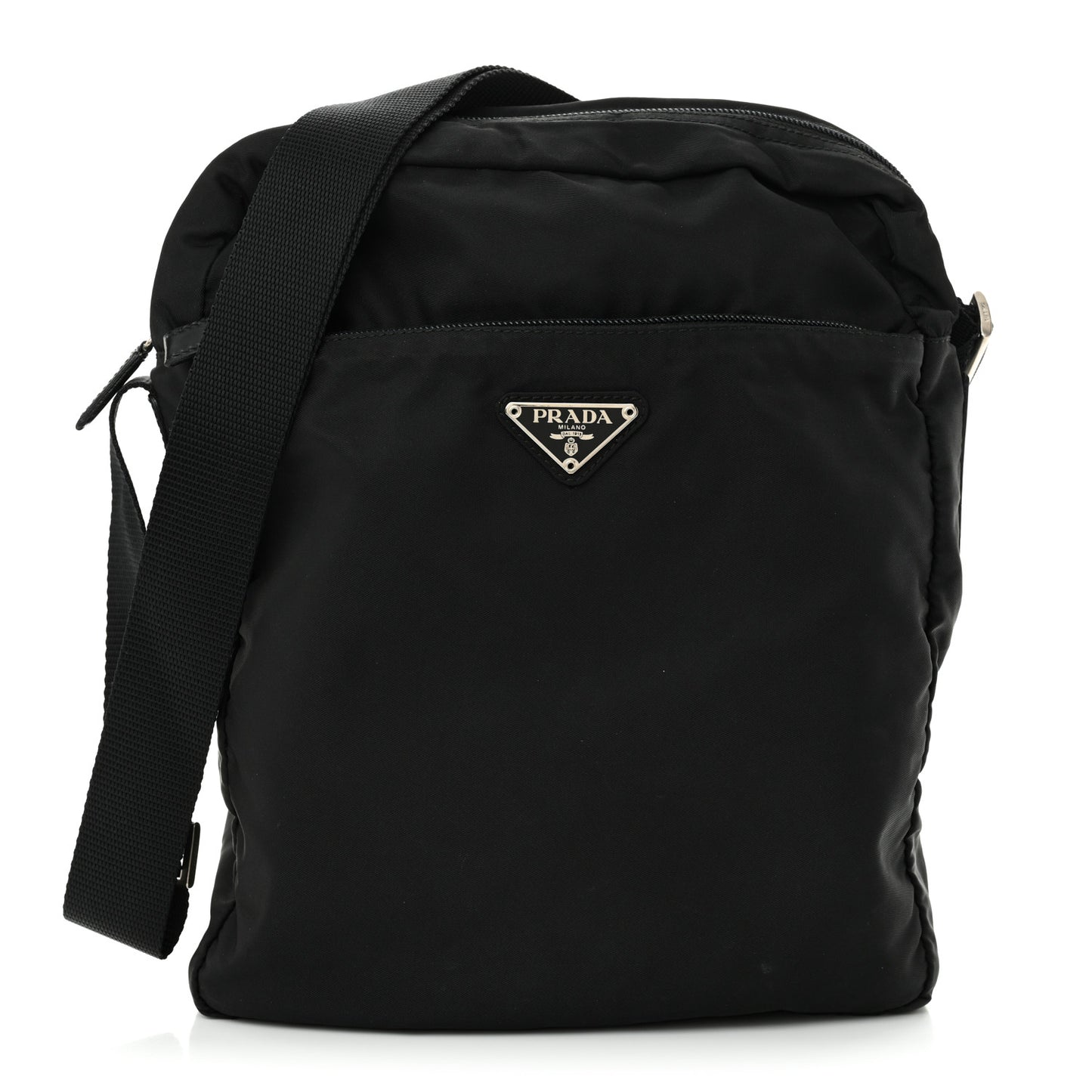 Tessuto Nylon Messenger Bag Black