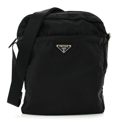 Prada Tessuto Nylon Messenger Bag Black 1 of 10