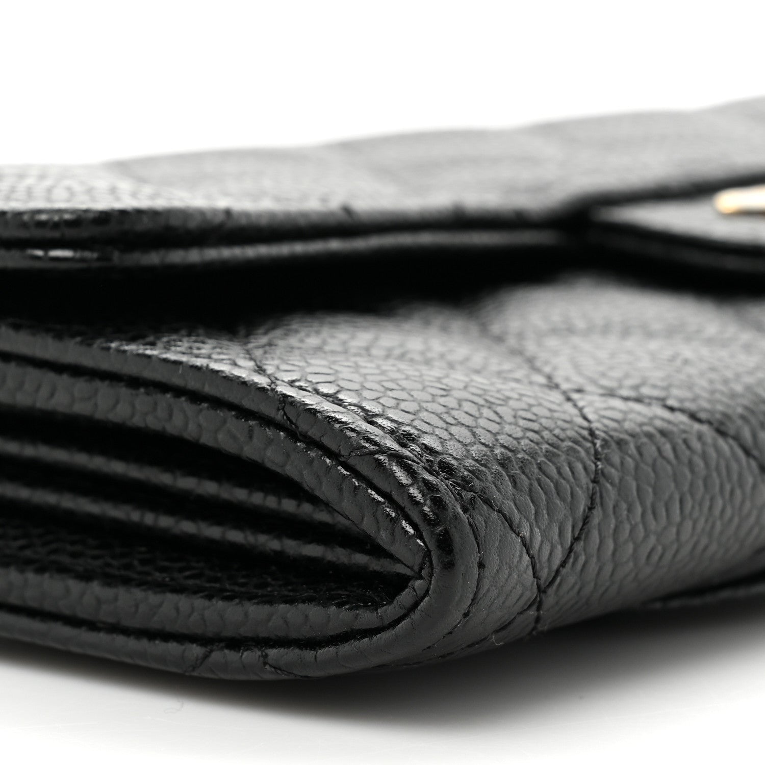 Chanel Caviar Quilted Large Flap Wallet Black 13 of 18