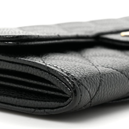 Chanel Caviar Quilted Large Flap Wallet Black 13 of 18