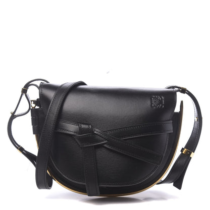 Loewe Calfskin Small Metal Gate Crossbody Bag Black 1 of 9