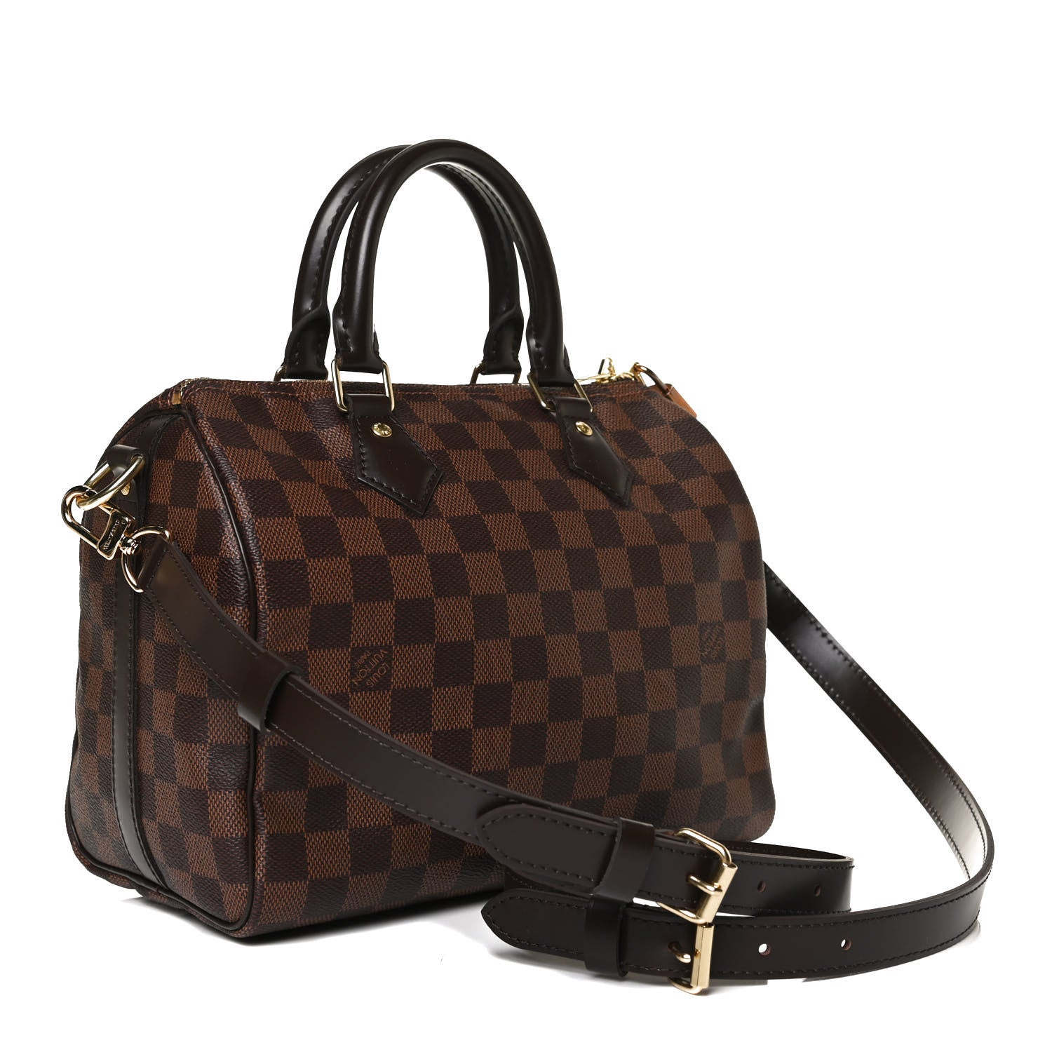 Louis Vuitton Damier Ebene Speedy Bandouliere 25 3 of 12