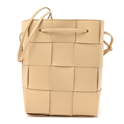 Bottega Veneta Nappa Maxi Intrecciato Small Cassette Bucket Bag Porridge 1 of 9