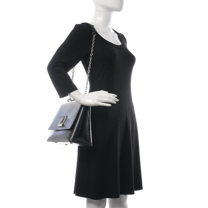 Louis Vuitton Epi Twist Shoulder Bag GM Black 2 of 8