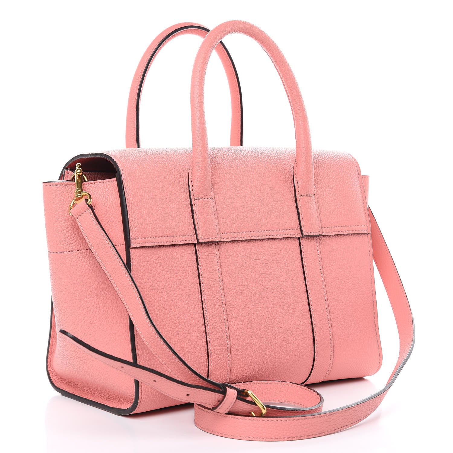 Mulberry Classic Grain Small New Bayswater Macaroon Pink 3 of 12