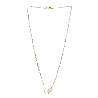 Cartier 18K Yellow Gold Interlocking LOVE Necklace 3 of 6