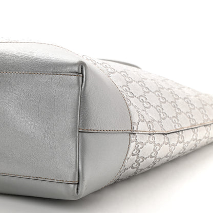 Gucci Guccissima Large Tote Silver 8 of 9