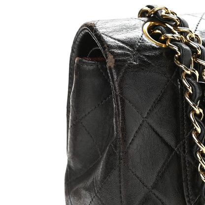 Chanel Lambskin Quilted Small Double Flap Black 10 of 12
