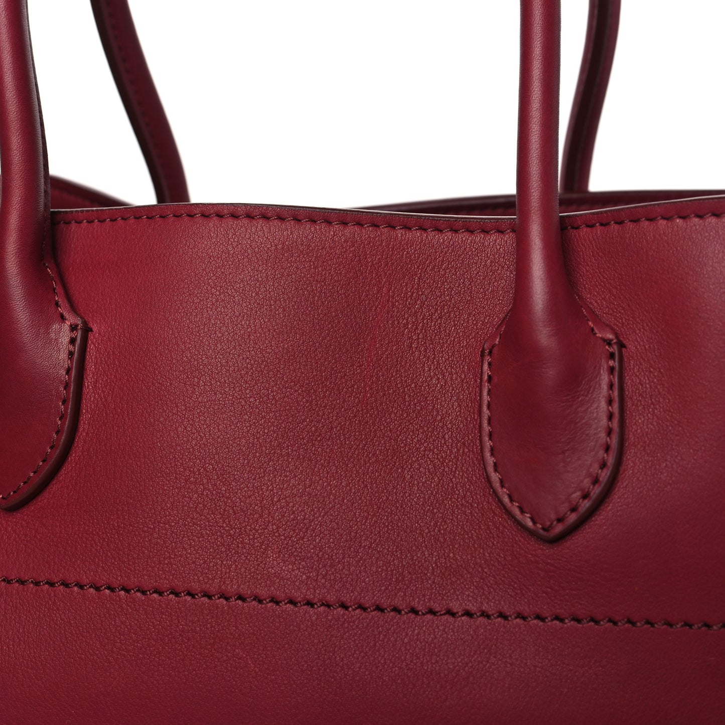 Polished Saddle Calfskin Soft Margaux 15 Amaranto
