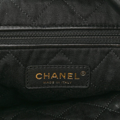 Chanel Shiny Calfskin Quilted Large Chanel 22 Black 8 of 11