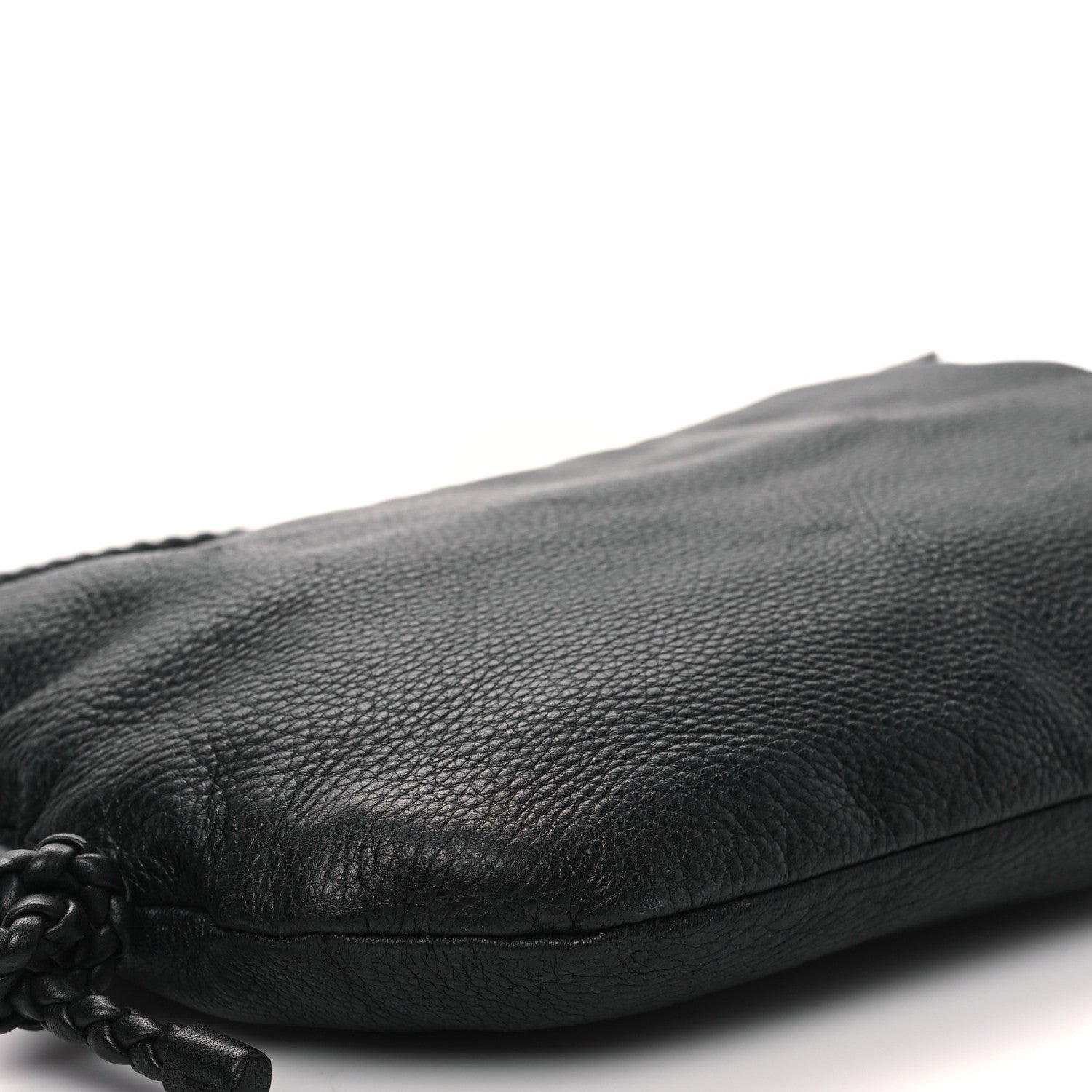 Gucci Deerskin Interlocking G Braided Messenger Bag Black 9 of 11