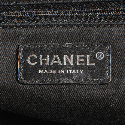 Chanel Leather Quilted Ritz Flap Bag Black 6 of 7
