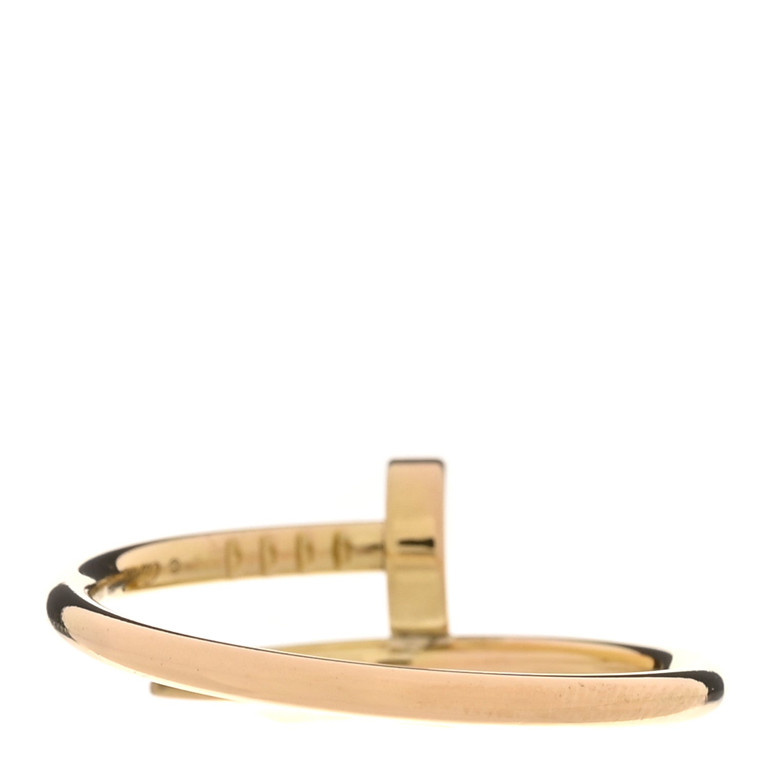 Cartier 18K Yellow Gold Small Juste Un Clou Ring 55 7.25 3 of 6