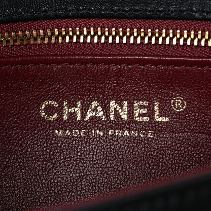 Chanel Lambskin Quilted Small East West Flap Black 7 of 10