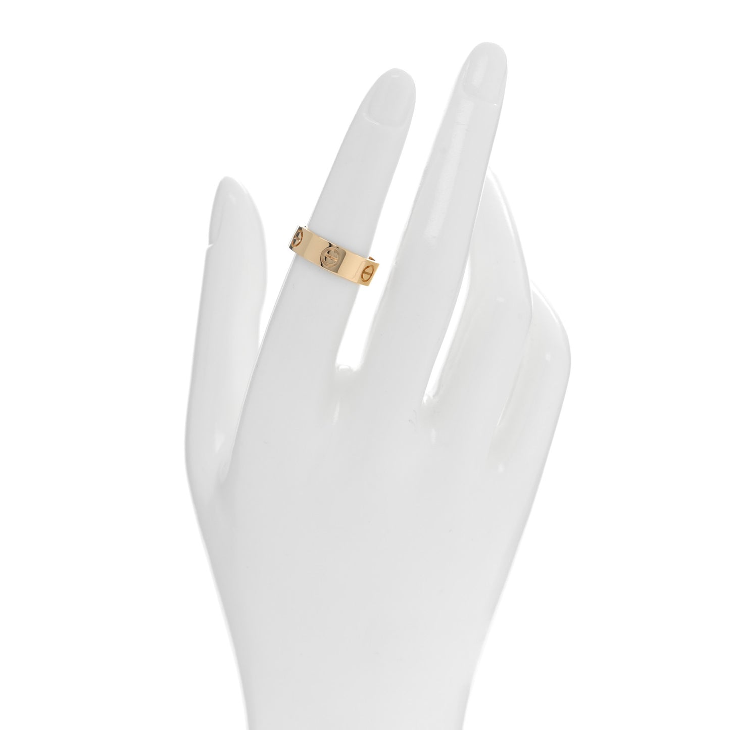 18K Yellow Gold 5.5mm LOVE Ring 52 6