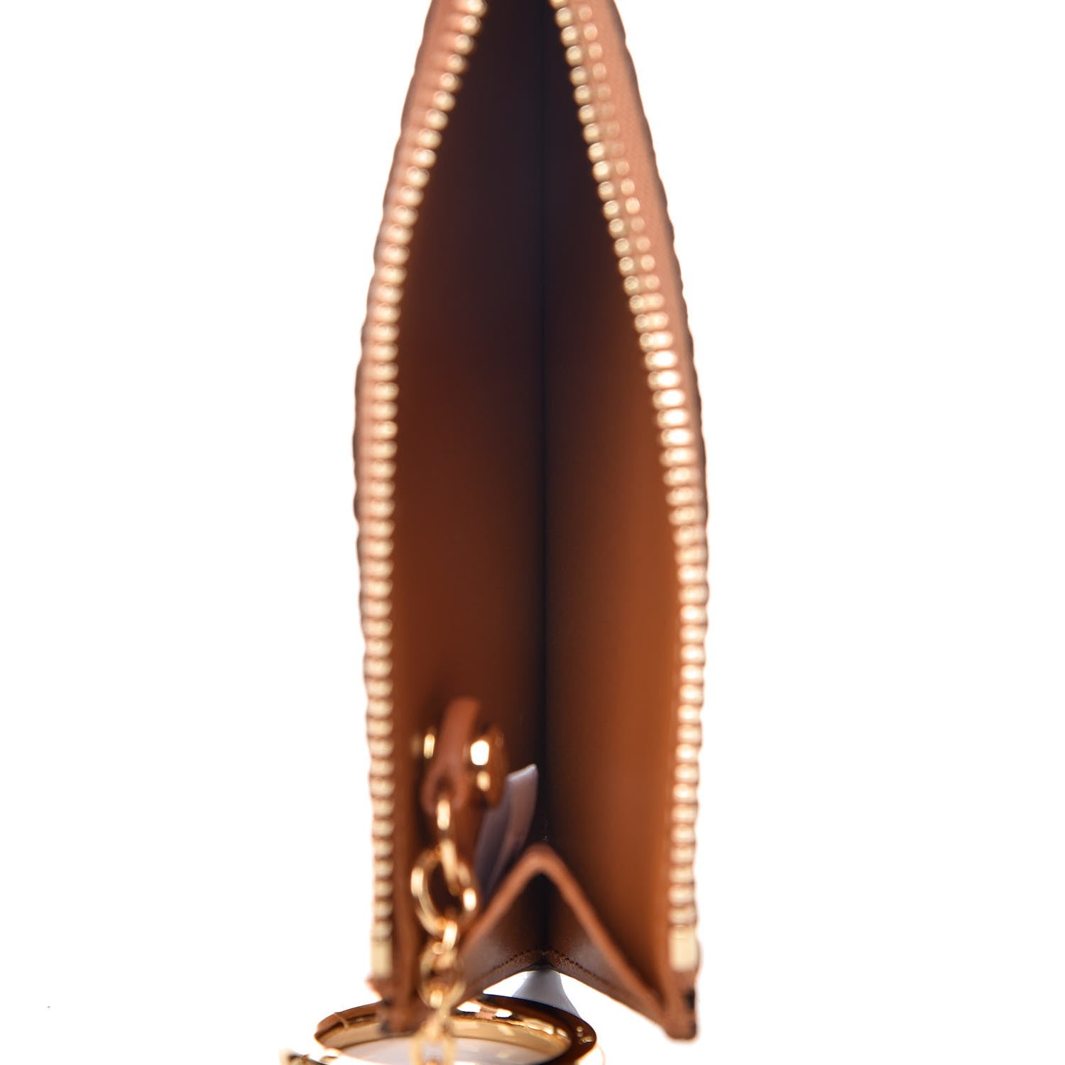 MCM Visetos Key Pouch Cognac 5 of 7